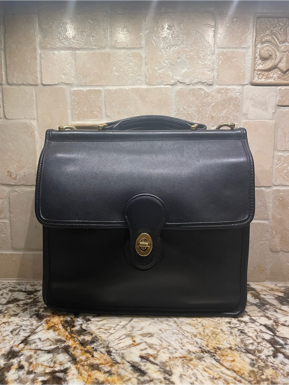 Coach Vintage Willis bag 9927 in black, made in USA in 1996.